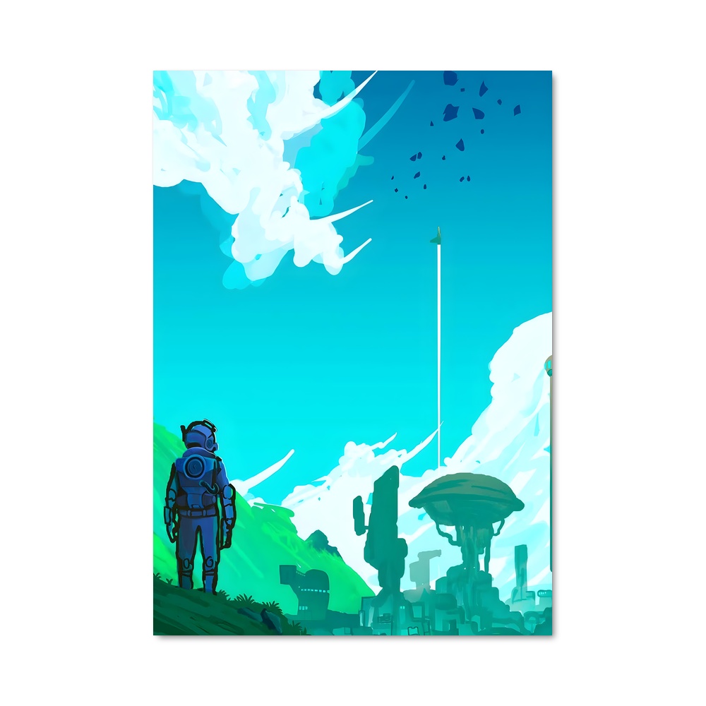 Poster man sky voyager